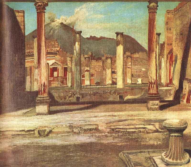 Kosztka, Tivadar Csontvry Pompeji Have France oil painting art